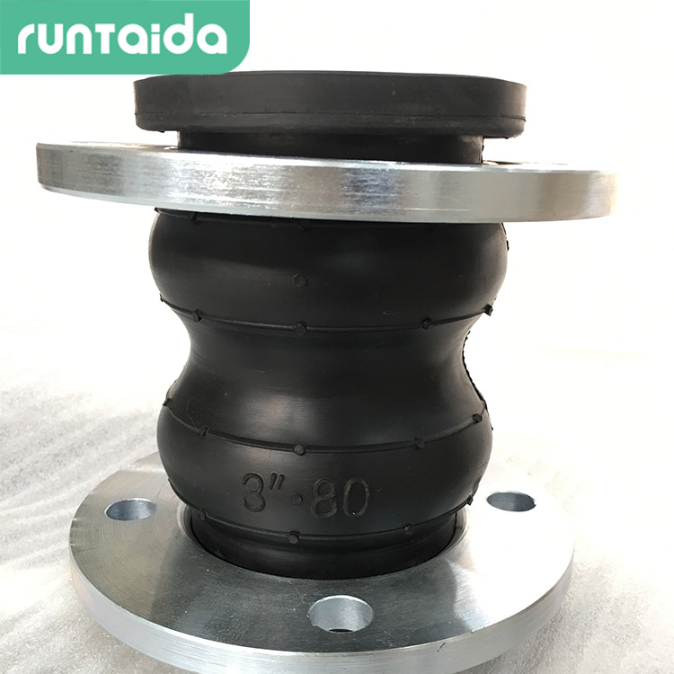 潤泰達-雙球體可曲撓（náo）橡膠接頭 雙（shuāng）球橡膠伸縮接頭柔性軟接頭