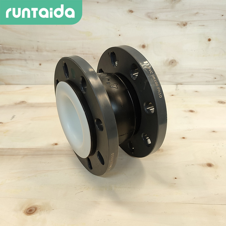 潤泰達-四氟橡膠膨脹節補償器（qì）F4可曲撓橡膠軟接頭